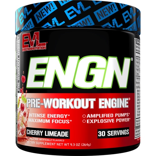 ENGN Pre-Workout Engine Cherry Limeade — 9,3 унции EVLution Nutrition