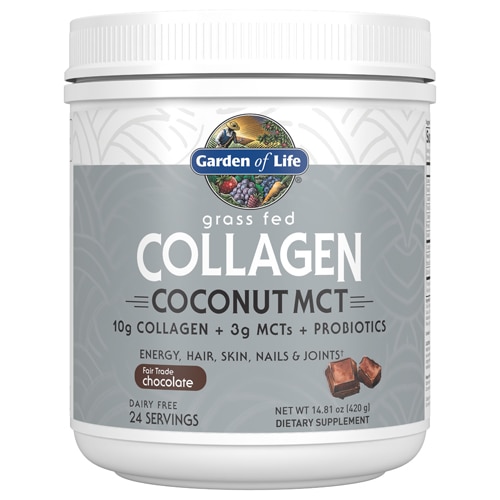 Collagen Coconut MCT Chocolate — 14,81 унции Garden of Life