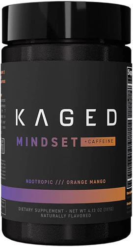 Mindset + Caffeine Nootropic Powder (Порошок) - Informed Sport Certified Orange Mango -- 4.13 oz (Унции) Kaged