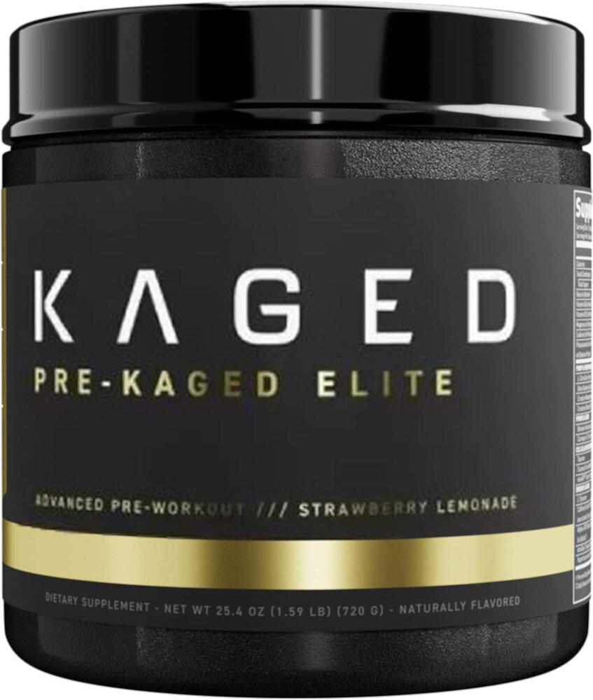 Клубничный лимонад Pre-Elite Advanced перед тренировкой — 20 порций Kaged