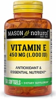 Витамин Е 1000 МЕ -- 450 мг -- 50 гелевых капсул Mason Natural