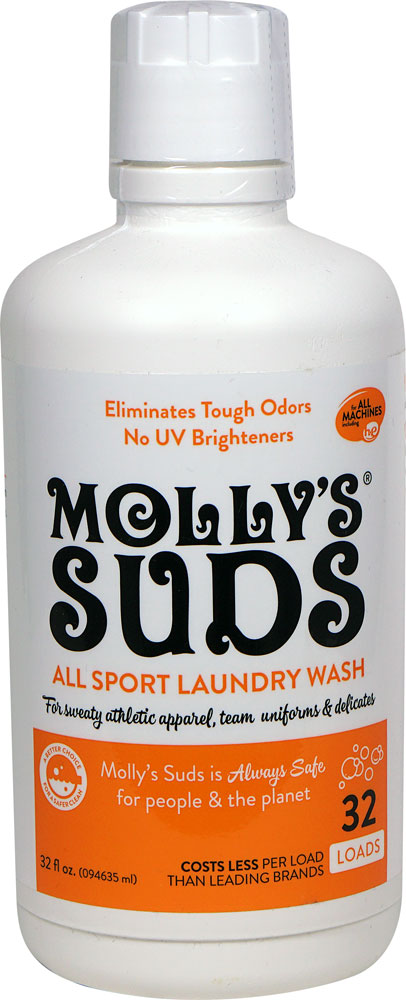 All Sport Liquid Laundry Wash — 32 жидких унции — 32 загрузки Molly's Suds