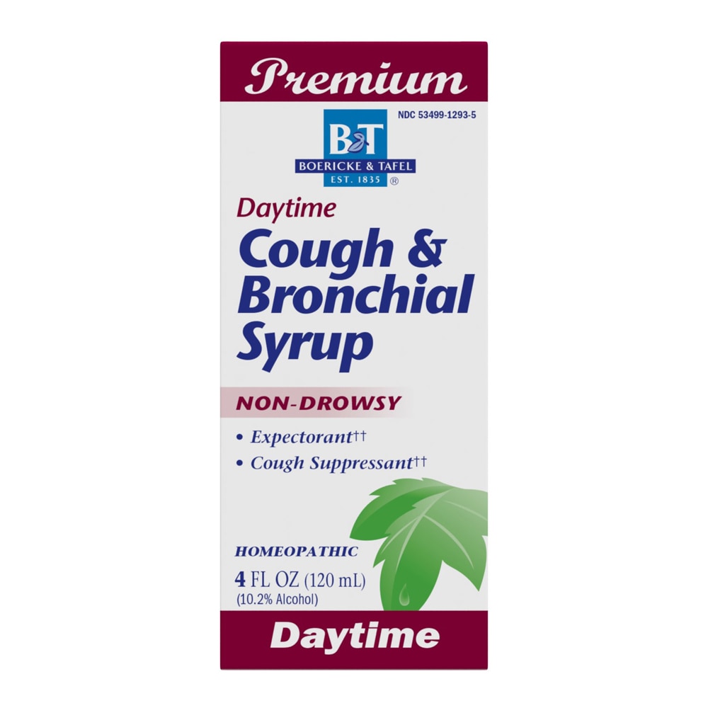 Boericke & Tafel Cough & Bronchial Syrup Daytime -- 4 fl oz (Жидкие унции) Nature's Way