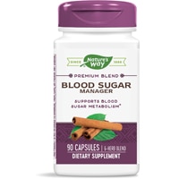 Blood Sugar Manager - Поддерживает метаболизм сахара в крови - 90 капсул Nature's Way