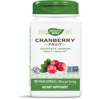 Cranberry - Supports Urinary Tract Health -- 930 mg per Serving (Порция) - 180 Vegan Capsules (Веганские капсулы) Nature's Way