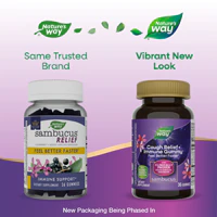 Sambucus Cough Relief + Immune Gummy - South African Geranium Root Extract -- 36 Gummies (Жевательные конфеты) Nature's Way