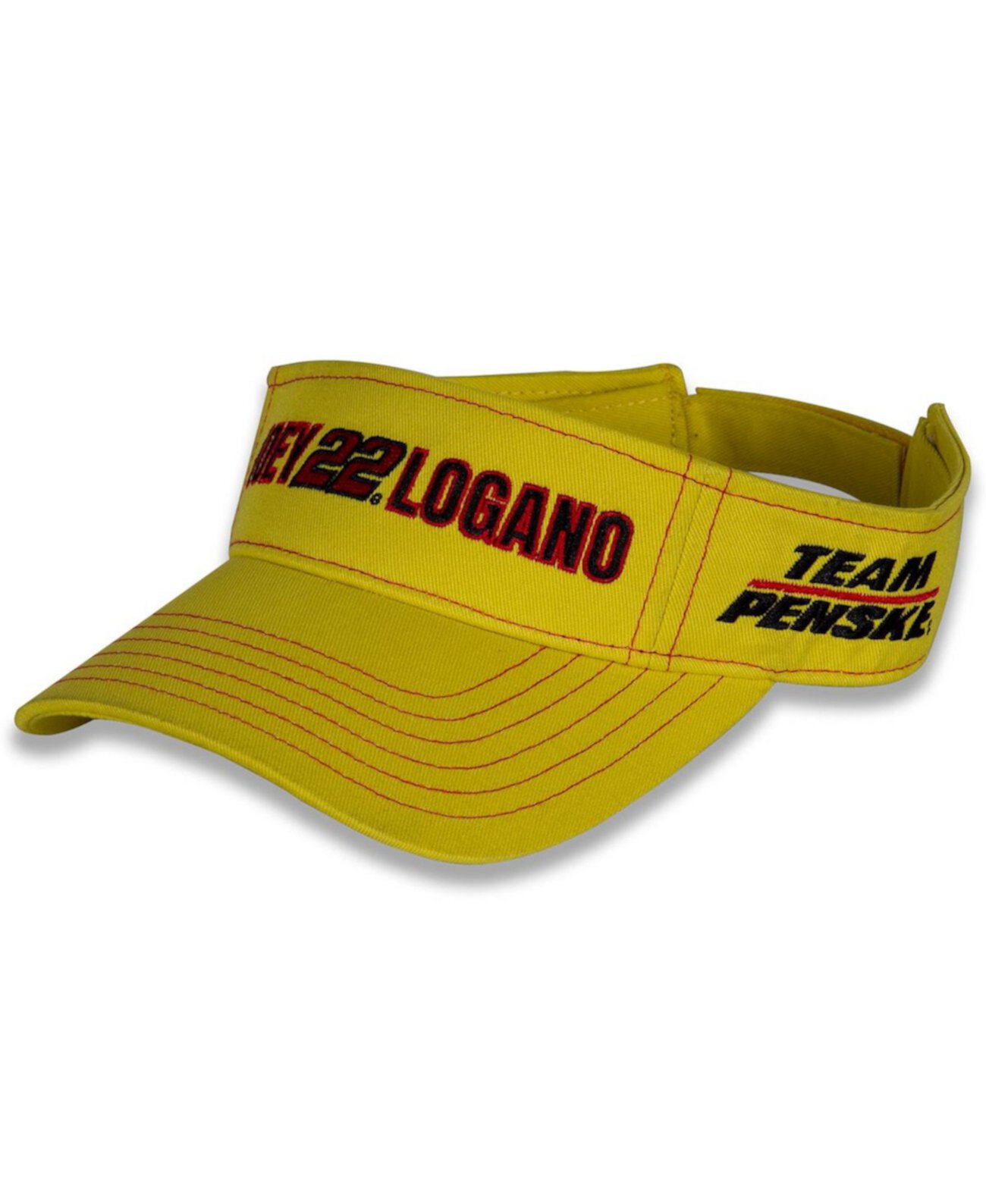 Желтый мужской козырек Joey Logano Team Team Penske