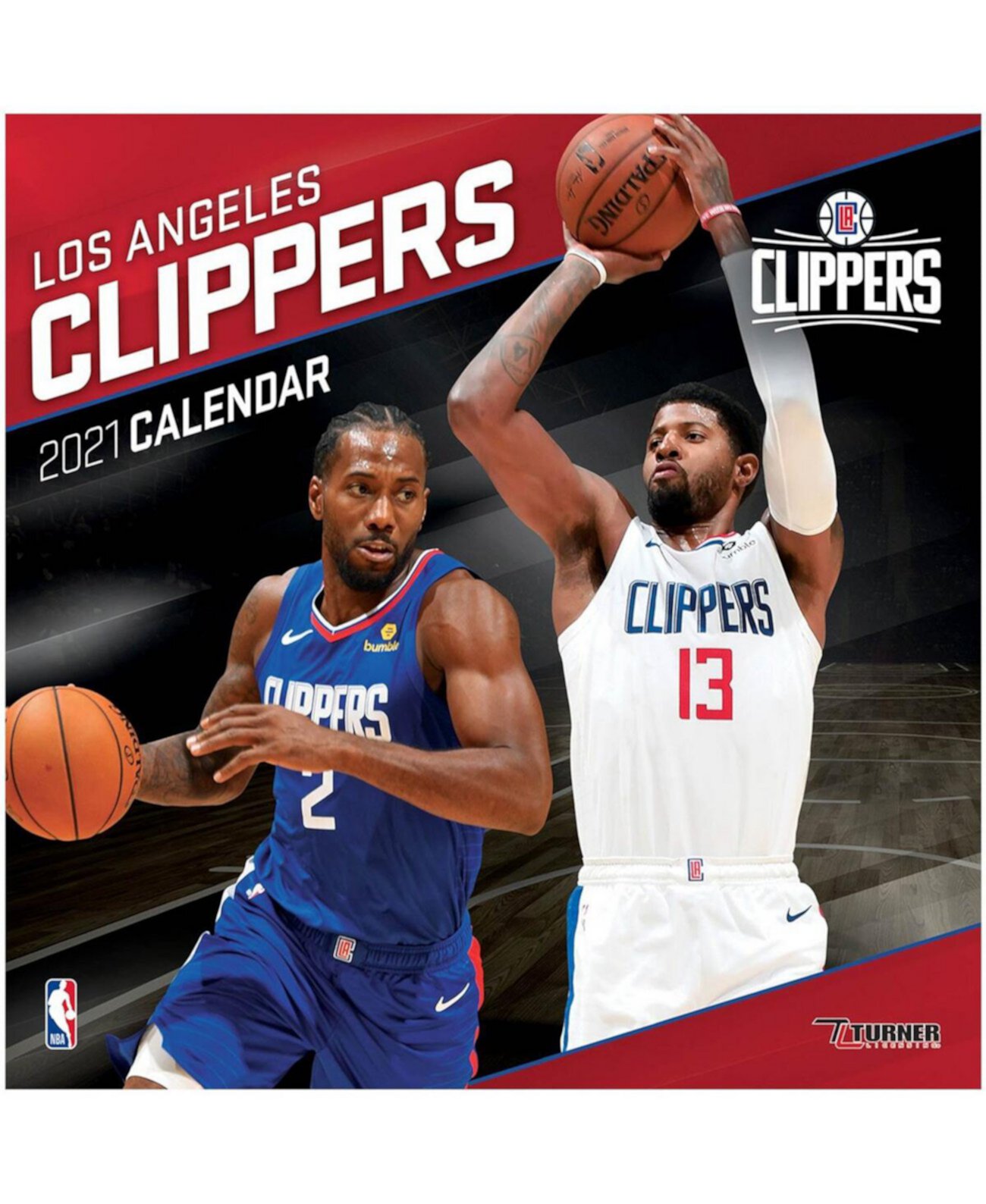 Настенный календарь LA Clippers на 2021 год Turner Licensing