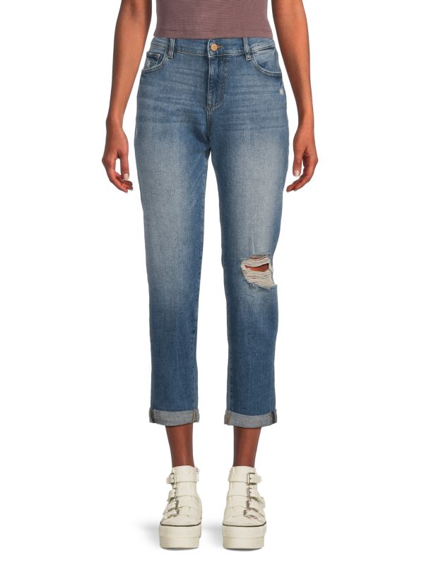 Укороченные джинсы-бойфренды Riley DL1961