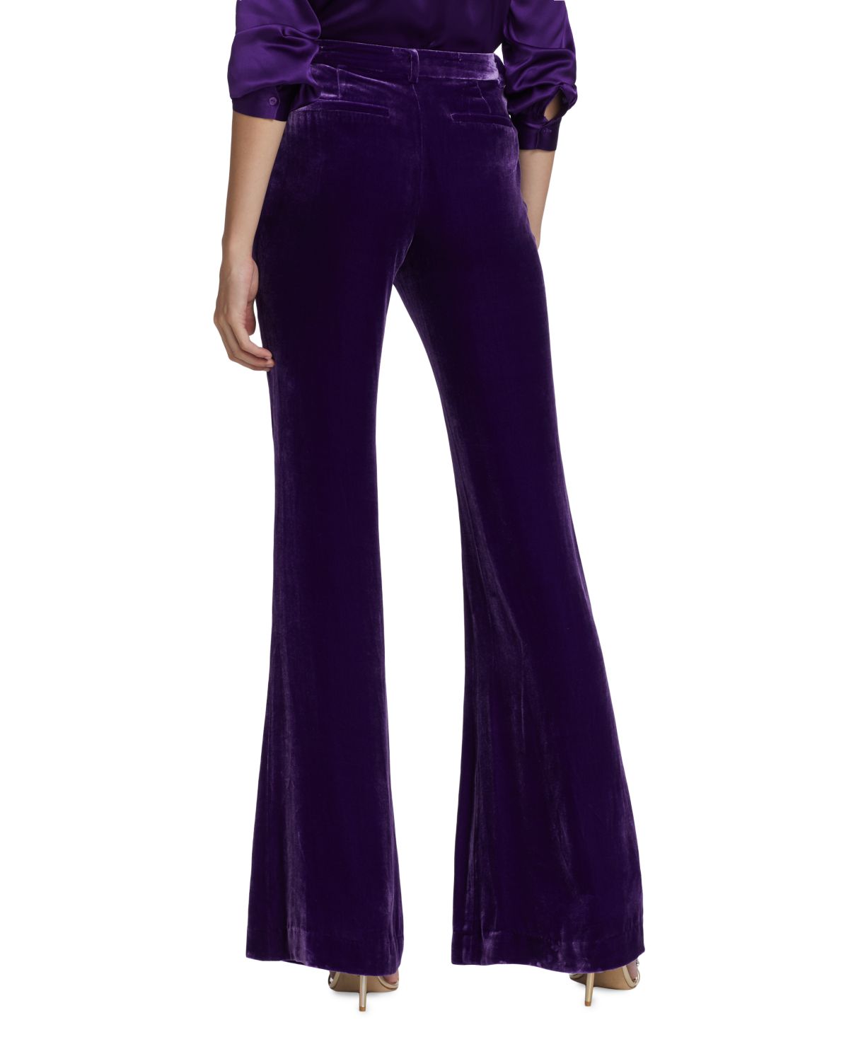 Lane Flared Velvet <b>Trousers</b> L&apos;AGENCE.