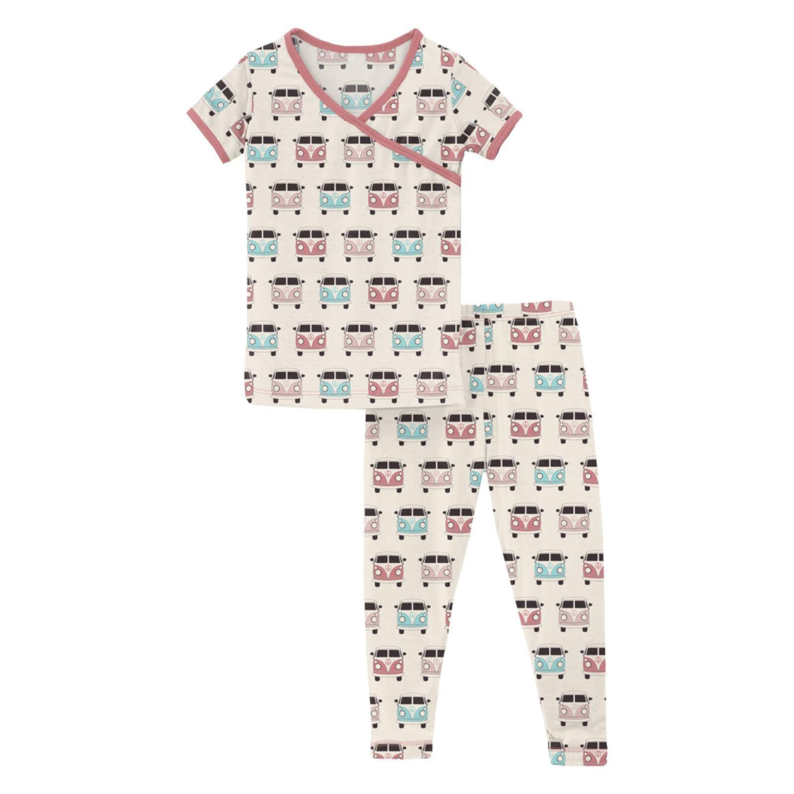 Пижамный комплект-кимоно с короткими рукавами (для малышей/маленьких детей/больших детей) KicKee Pants