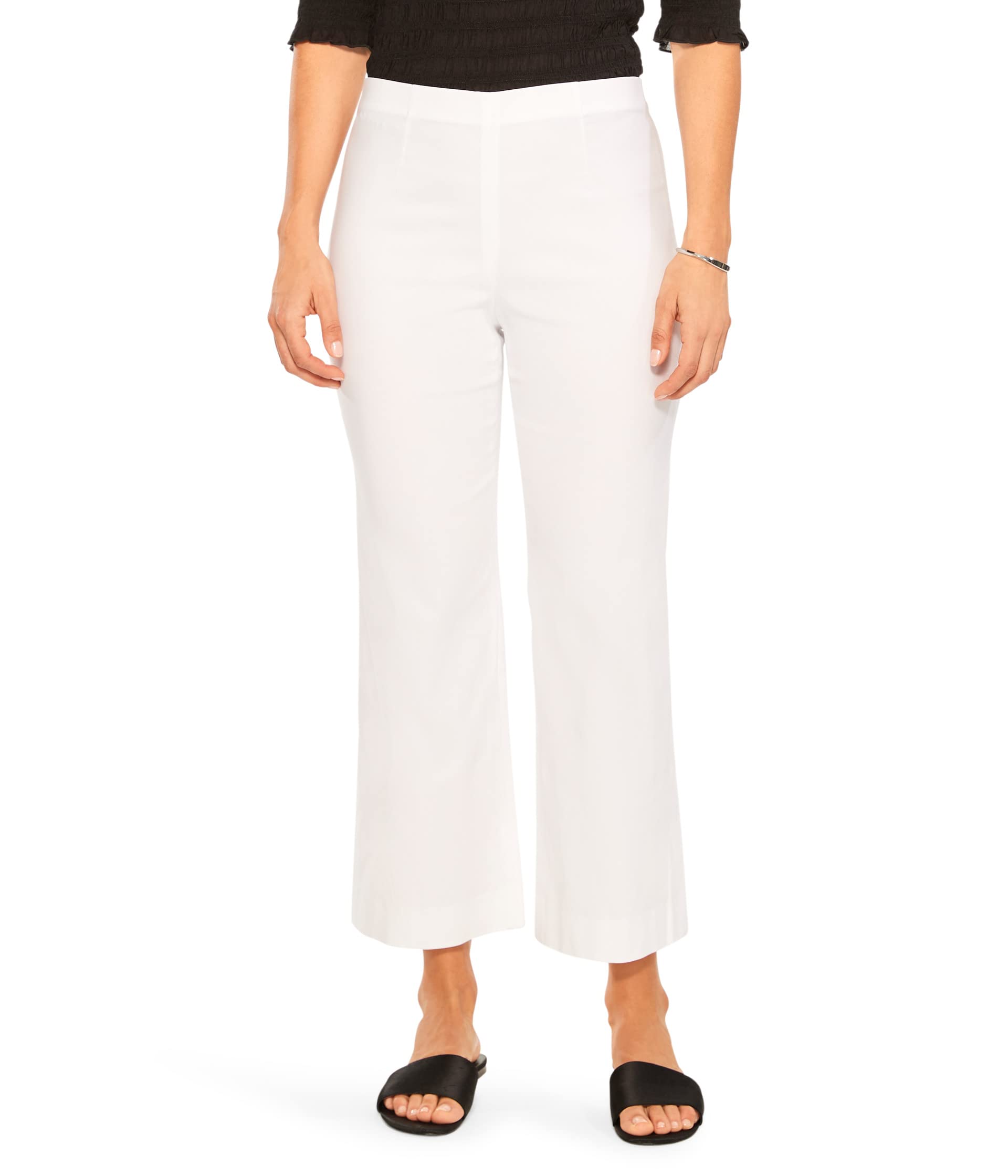 Petite Polished Wonderstretch Wide Leg Crop Pants Nic+Zoe