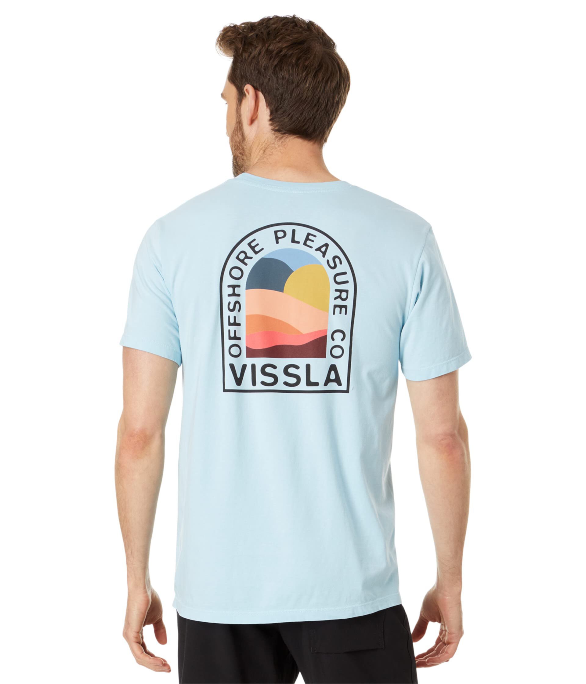 Мужская Футболка VISSLA Offshore Pleasure Premium Pocket Tee VISSLA