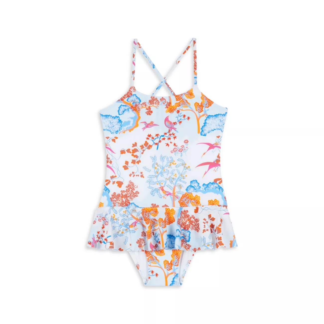 Little Girl's &amp; Girl's Flounce One-Piece Swimsuit VILEBREQUIN