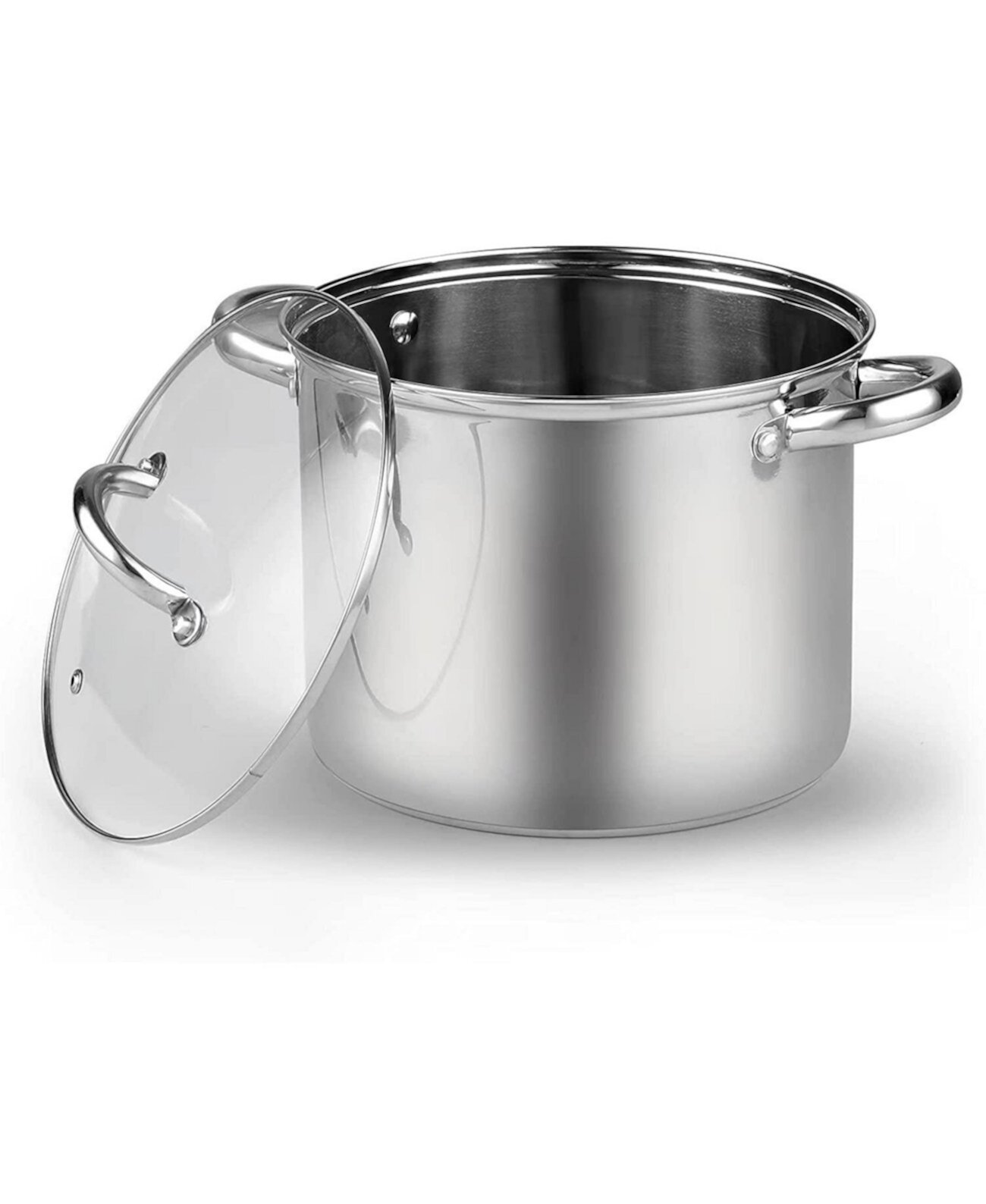 Basics Кастрюля из нержавеющей стали с крышкой 12-Qt Cook N Home