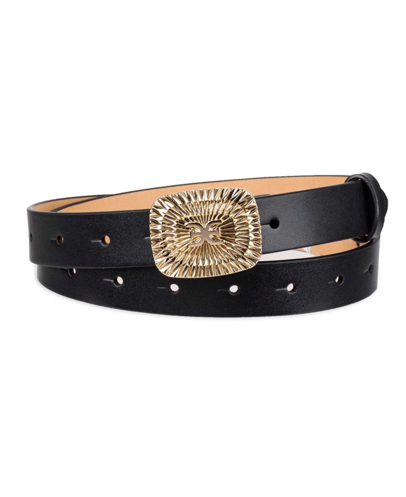 Ремень Sam Edelman Women's Radiant Sunburst Plaque Buckle Sam Edelman