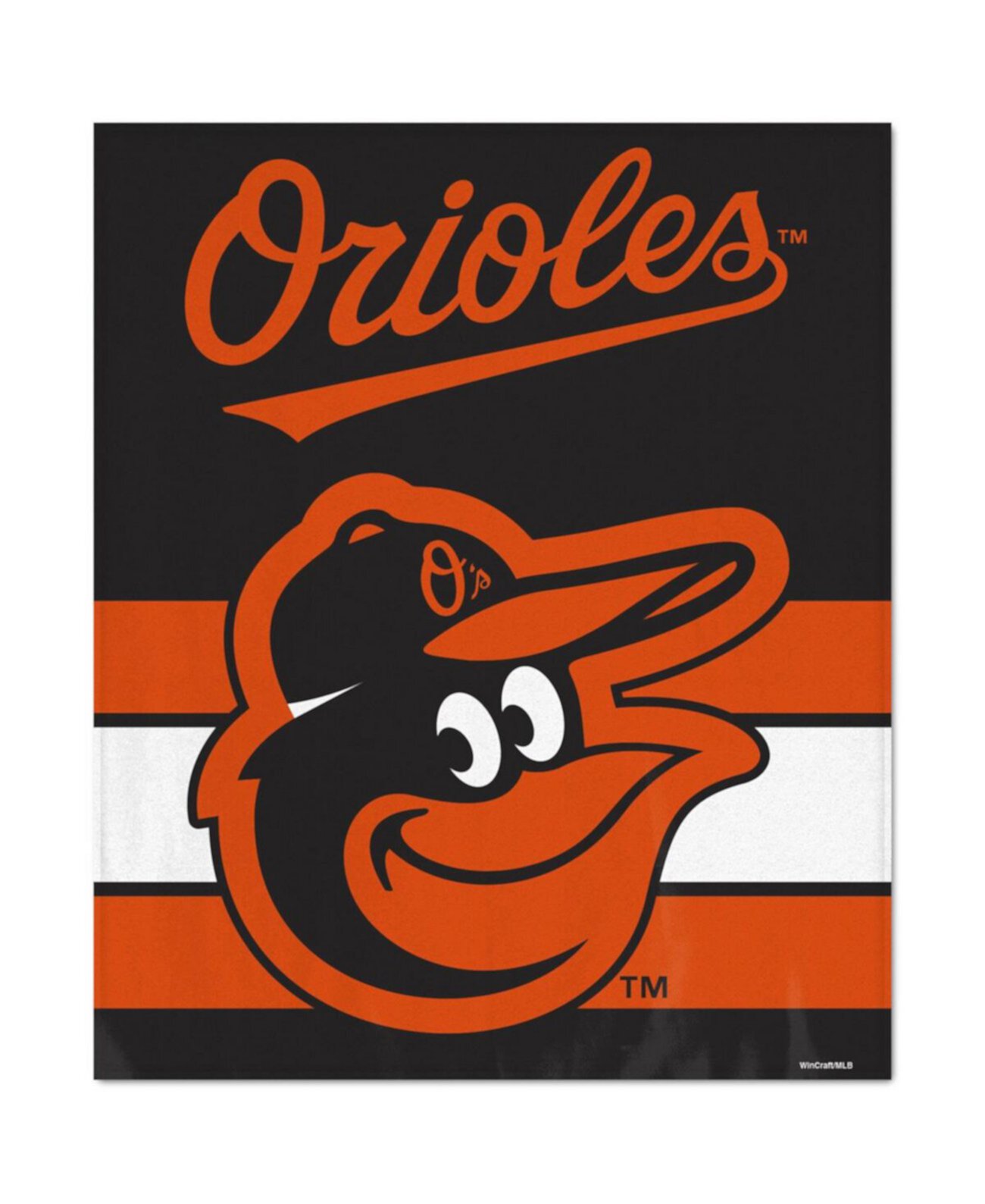 Ультраплюшевое покрывало Baltimore Orioles размером 50 x 60 дюймов Wincraft