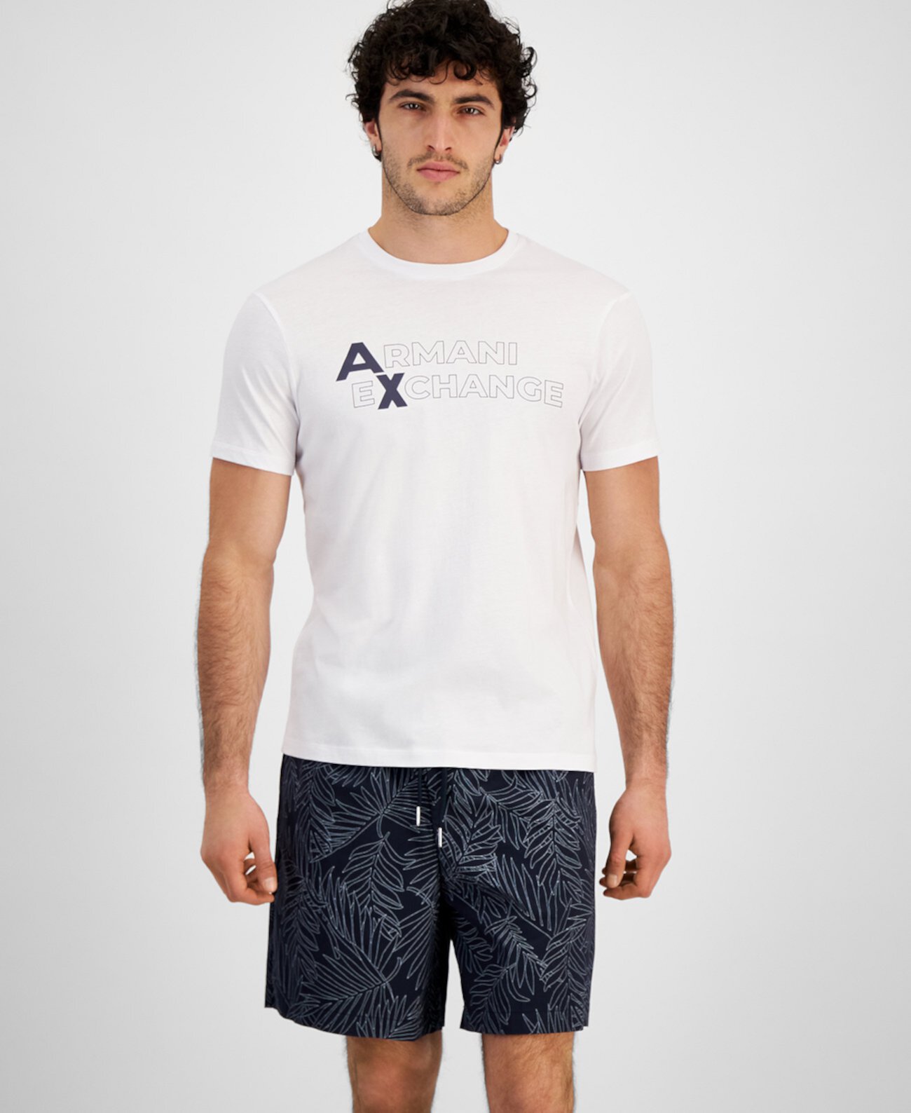 Мужская футболка с логотипом, созданная для Macy's Armani