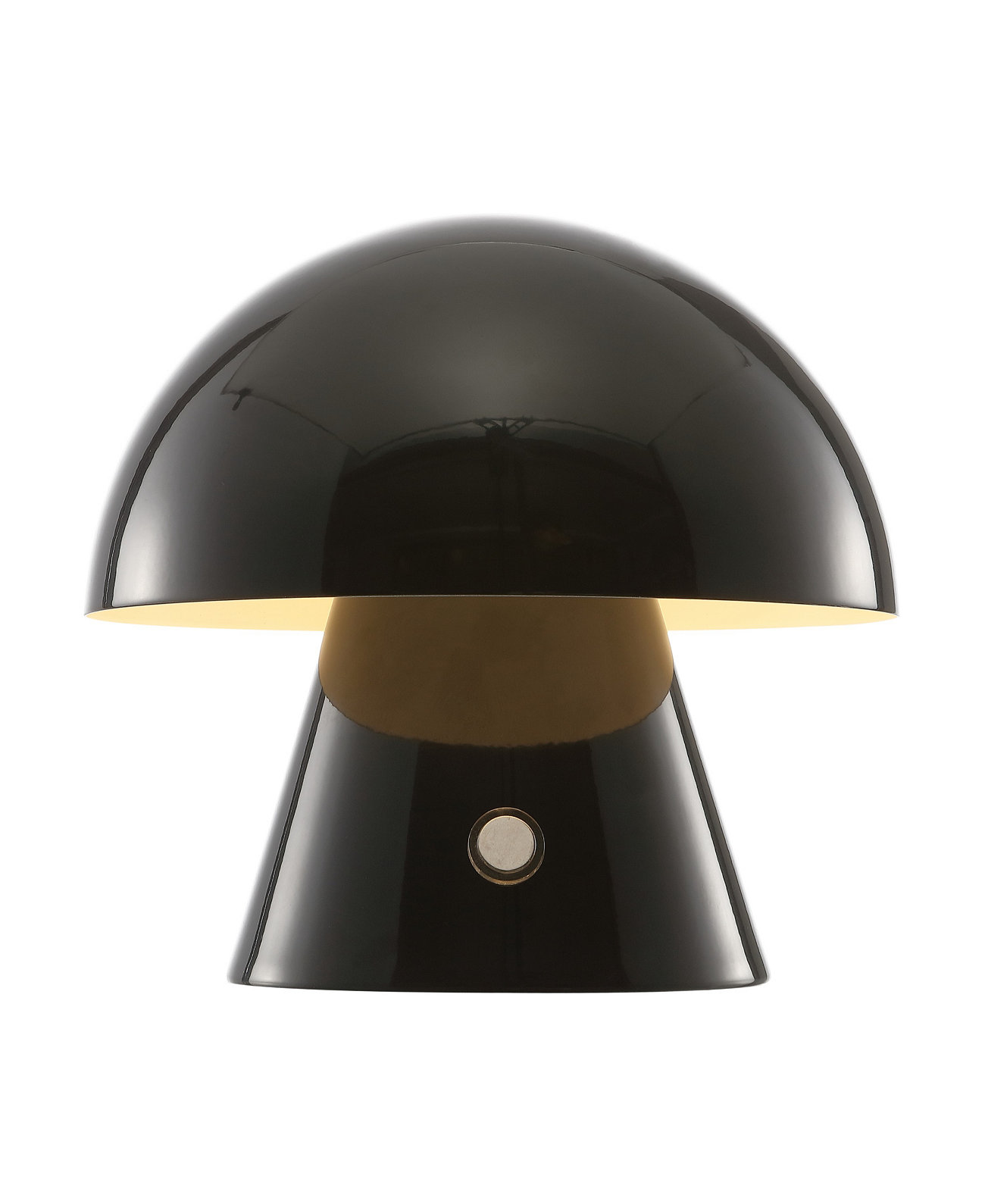 Porcini 7-дюймовая современная богемная перезаряжаемая беспроводная настольная светодиодная настольная лампа в виде гриба с утюгом JONATHAN Y