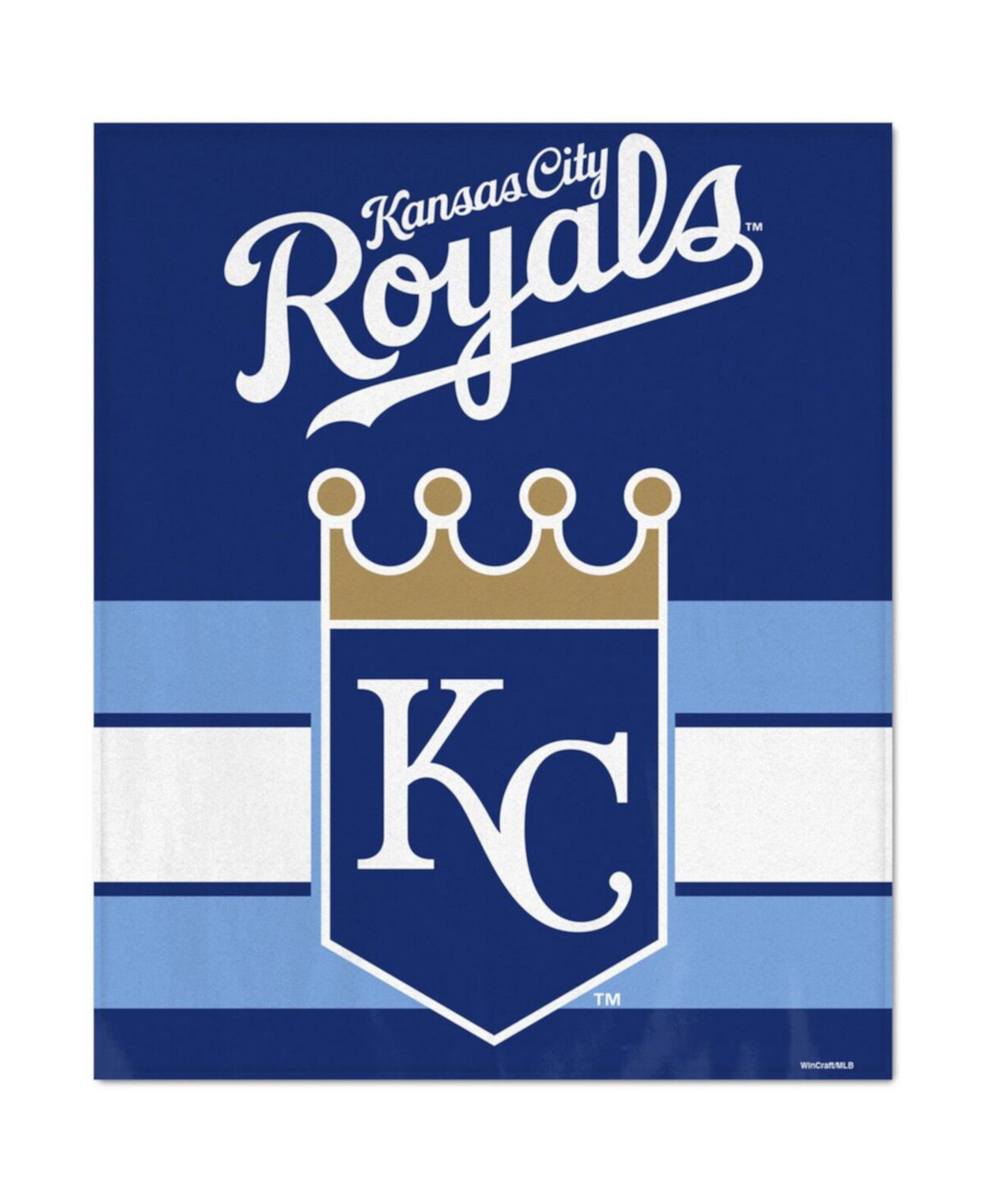 Ультраплюшевое покрывало Kansas City Royals размером 50 x 60 дюймов Wincraft