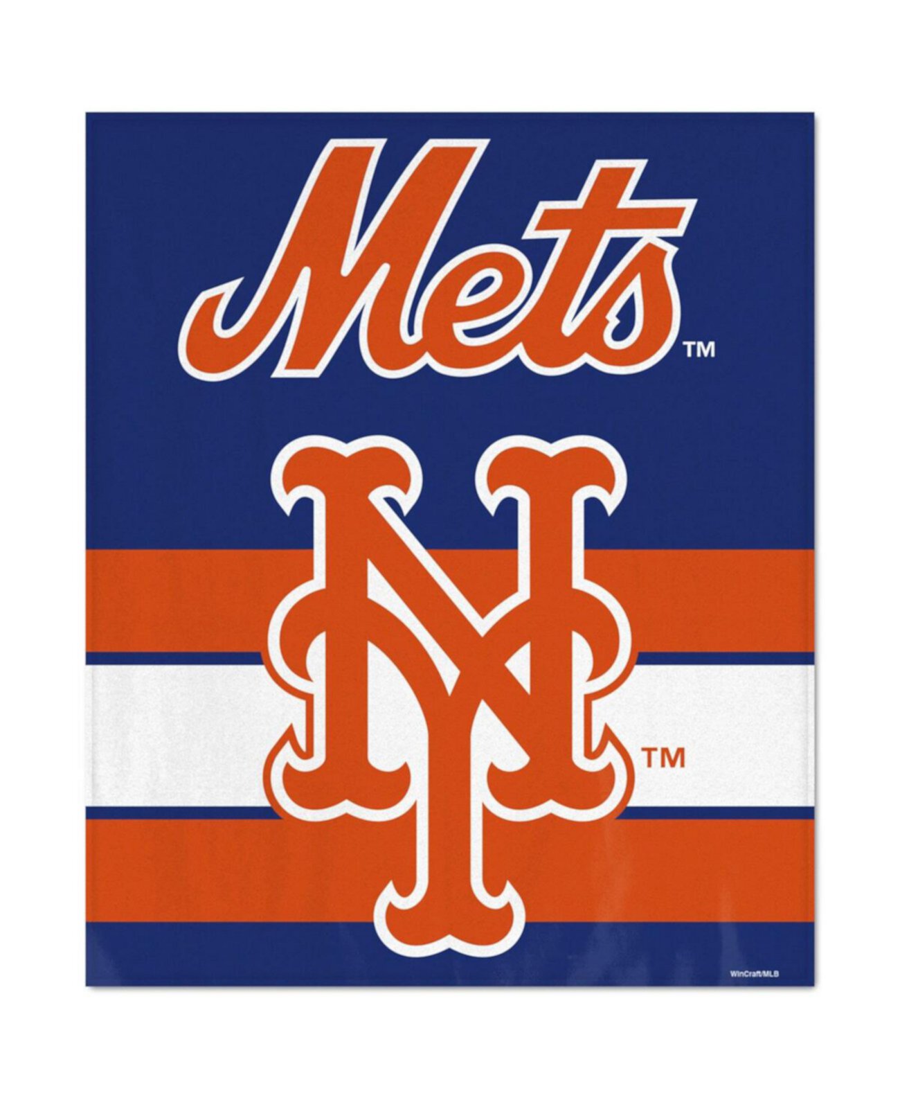 Плед New York Mets Ultra Plush 50 x 60 дюймов Wincraft