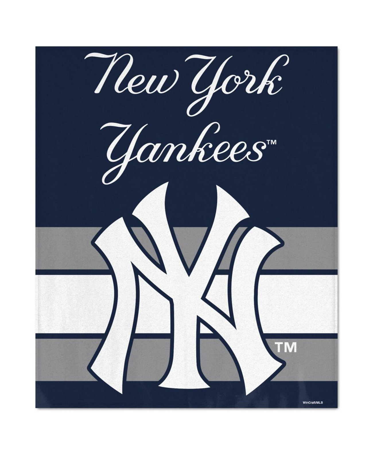Ультраплюшевое покрывало New York Yankees размером 50 x 60 дюймов Wincraft