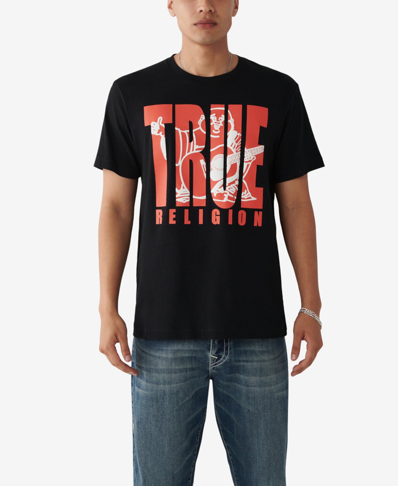 Мужская футболка с коротким рукавом Shadow Buddha True Religion