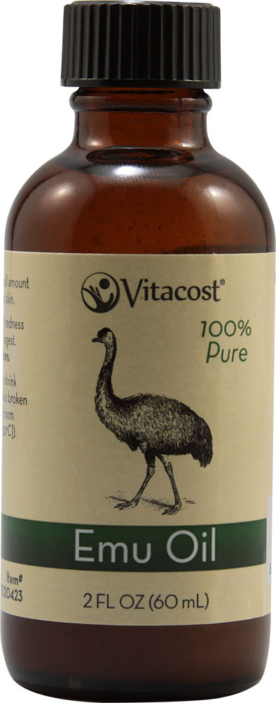 Эфирные масла 100 % чистого эму — 2 жидких унции (60 мл) Vitacost