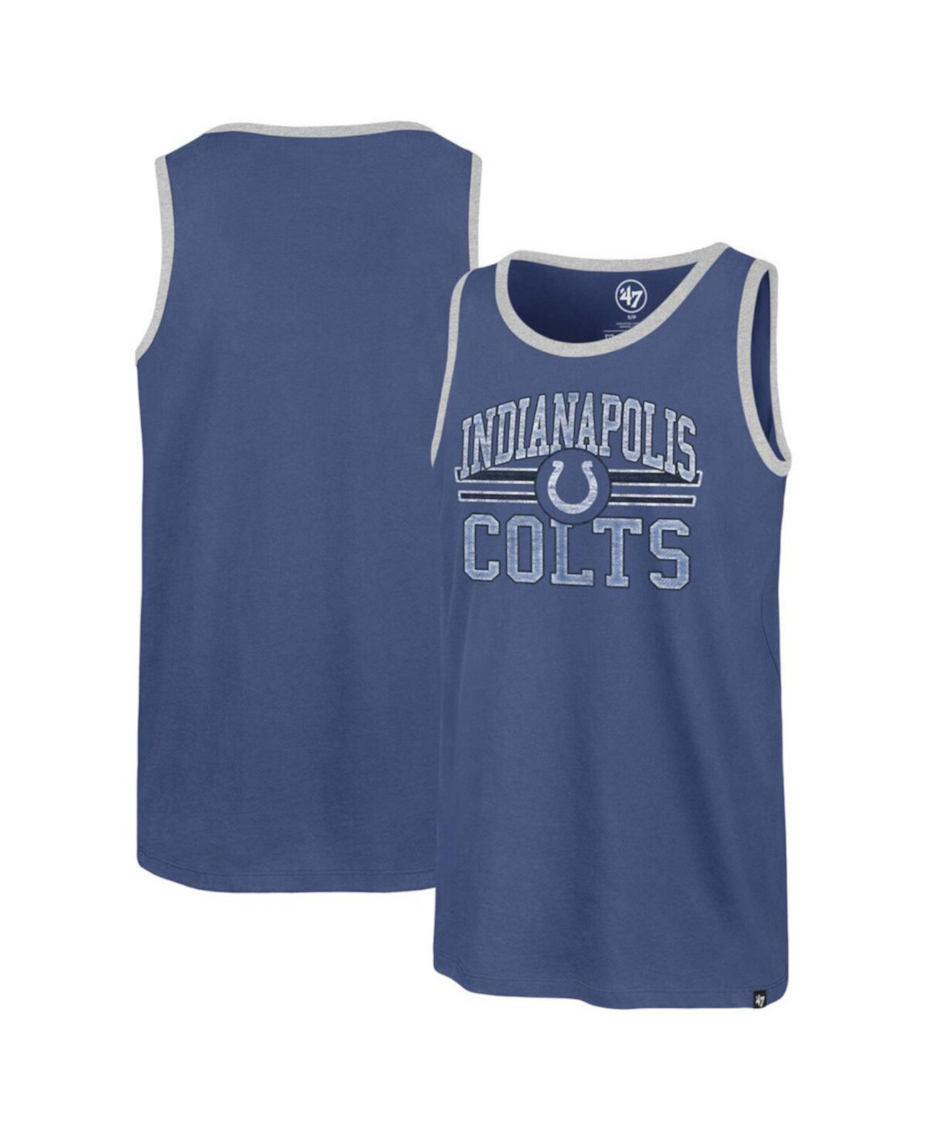 Мужская безрукавка Indianapolis Colts Franklin из 100% хлопка с винтажным стилем '47 Brand