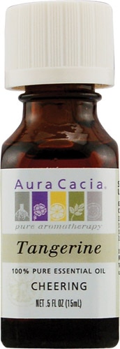 100% Pure Essential Oil Tangerine -- 0.5 fl oz Aura Cacia