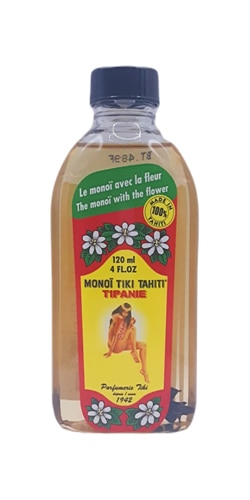 Кокосовое масло Тики Таити Типани — 4 жидких унции Monoi