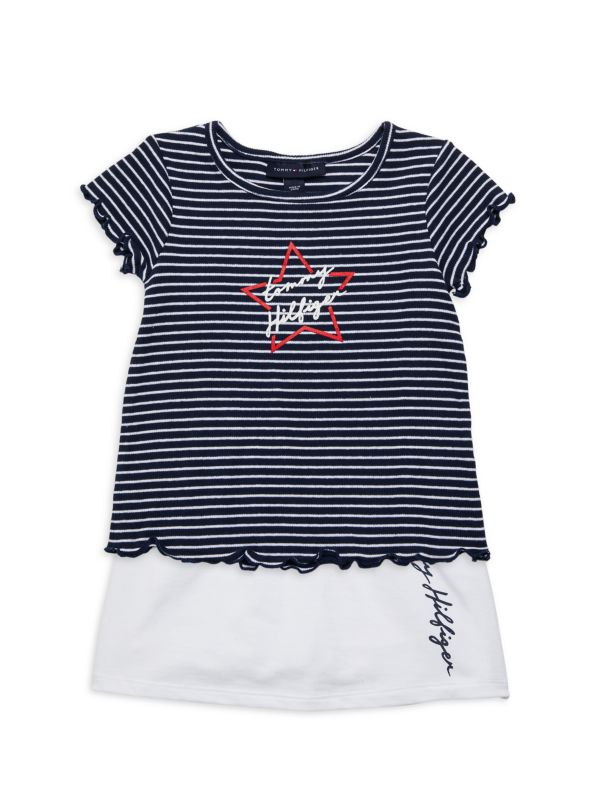 Комплект из двух предметов: юбка и футболка для маленькой девочки Tommy Hilfiger