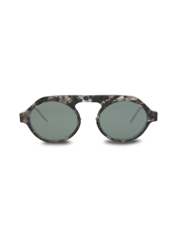 Солнцезащитные очки THOM BROWNE 52MM Round Aviator THOM BROWNE