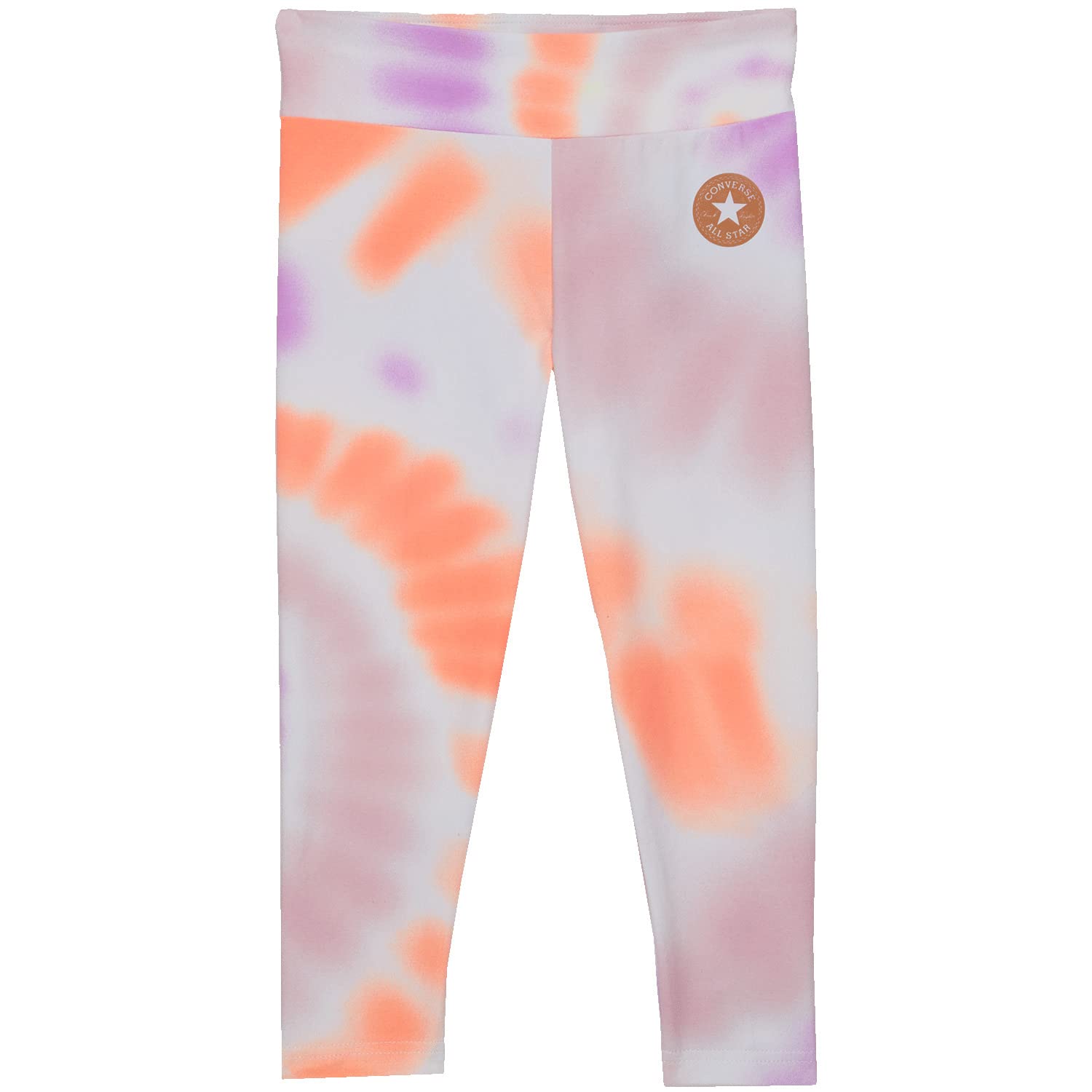 All Over Print Tie-Dye High-Rise Leg (Toddler/Little Kids) Converse Kids