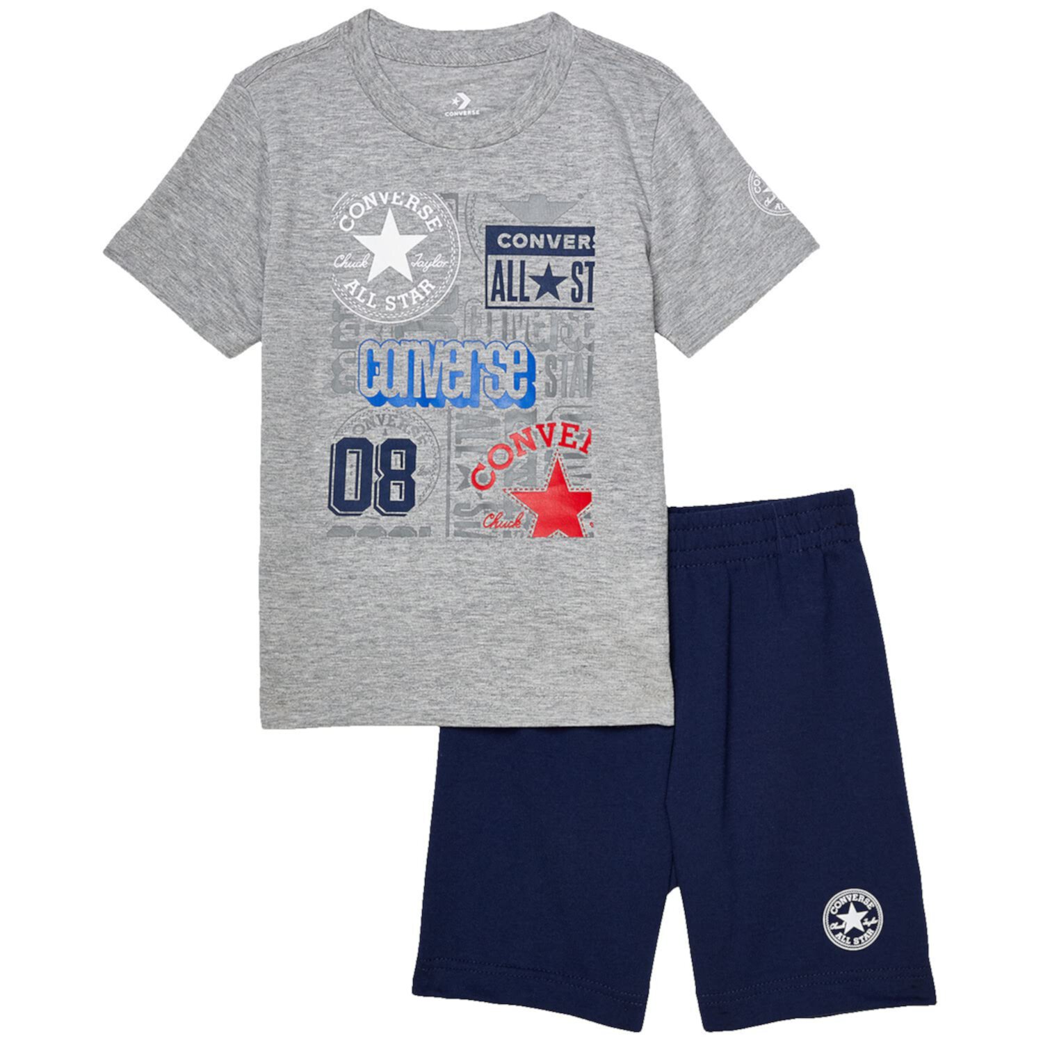 Комплект футболка и шорты с логотипом Converse Kids для малышей и детей постарше Converse Kids