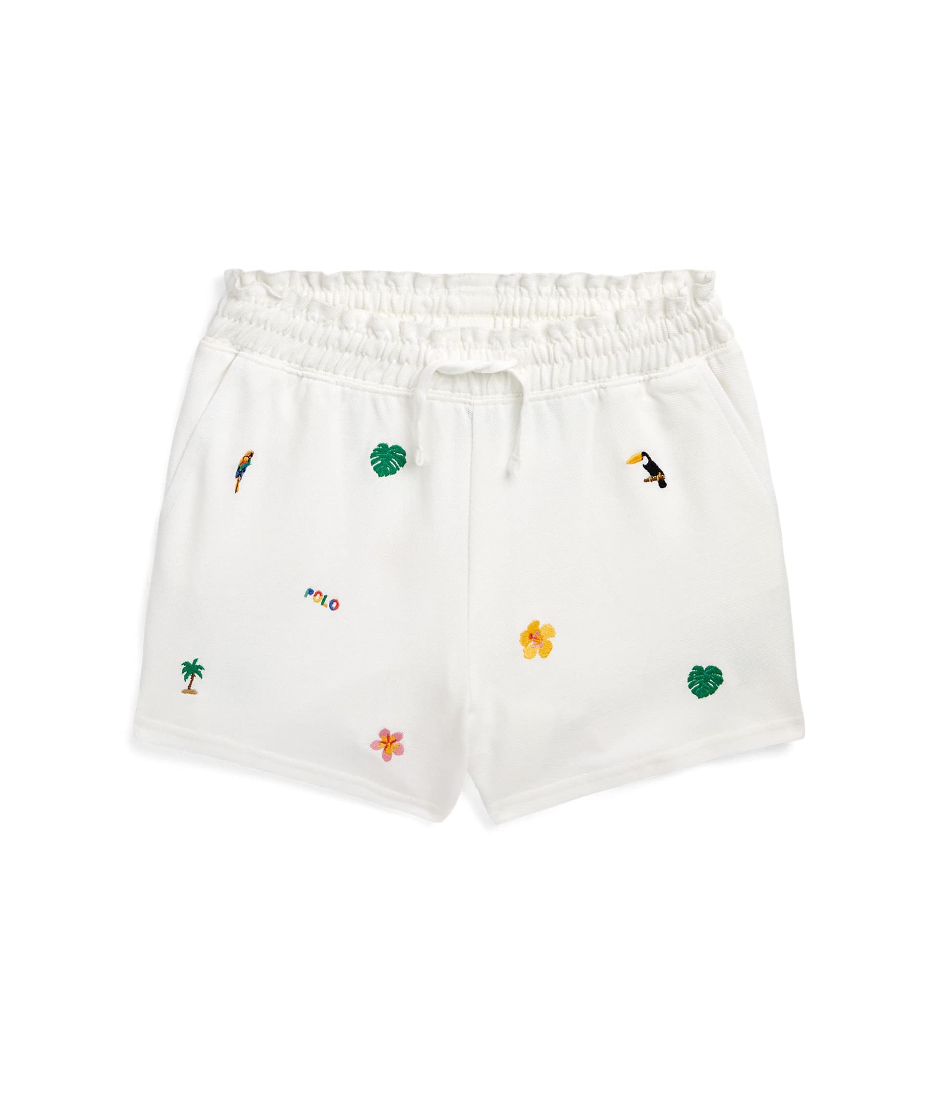 Тропические шорты из хлопковой сетки (для больших детей) Polo Ralph Lauren