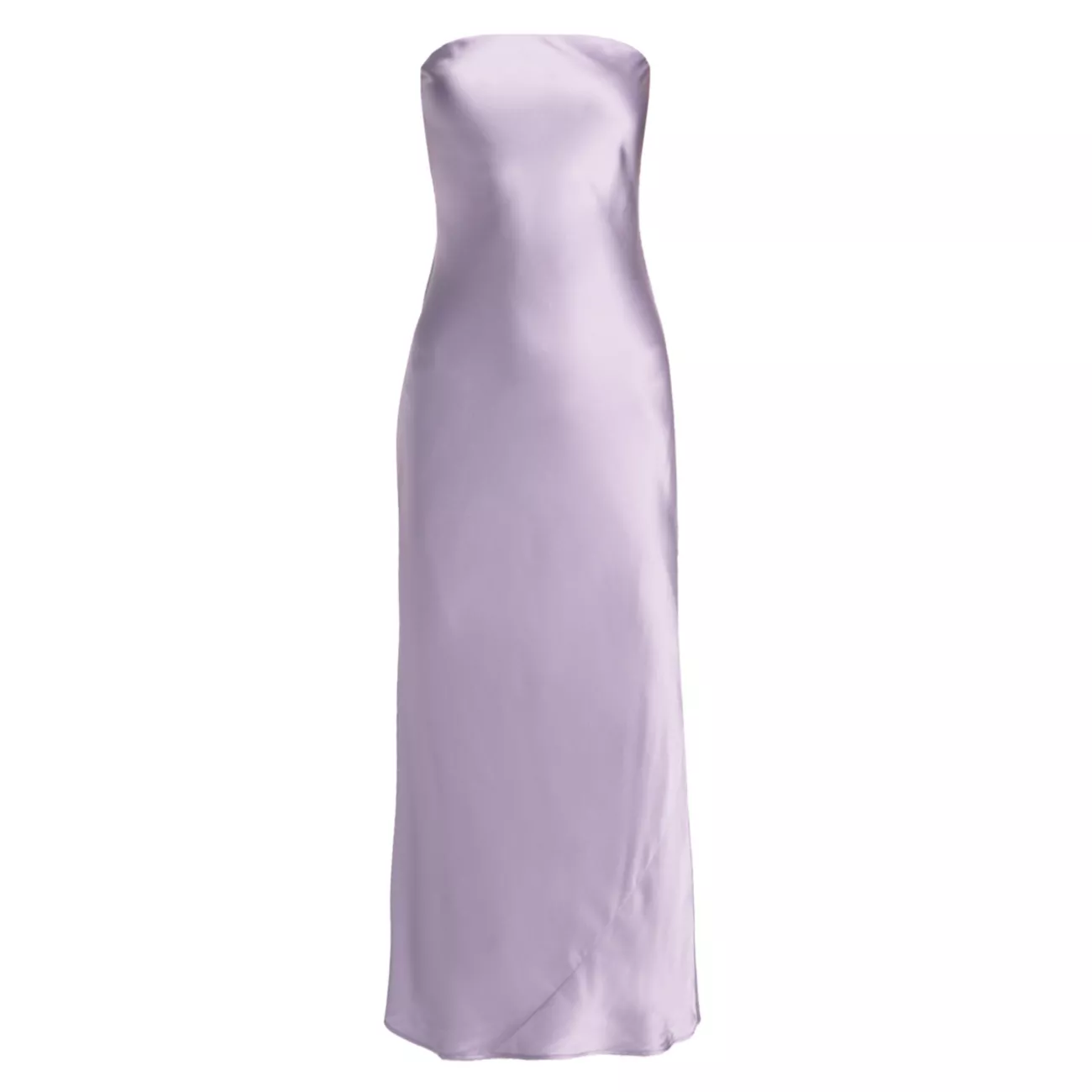 Joana Silk Strapless Slip Midi-Dress REFORMATION