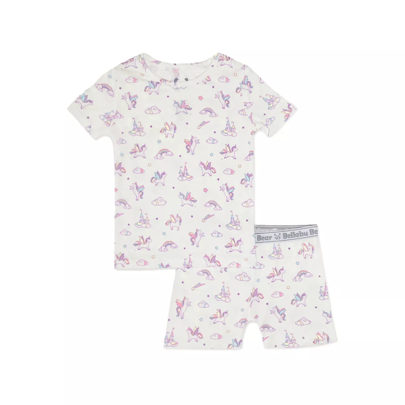 Baby Girl's &amp; Футболка Little Girl's Unicorn &amp; Комплект шорт Bellabu Bear