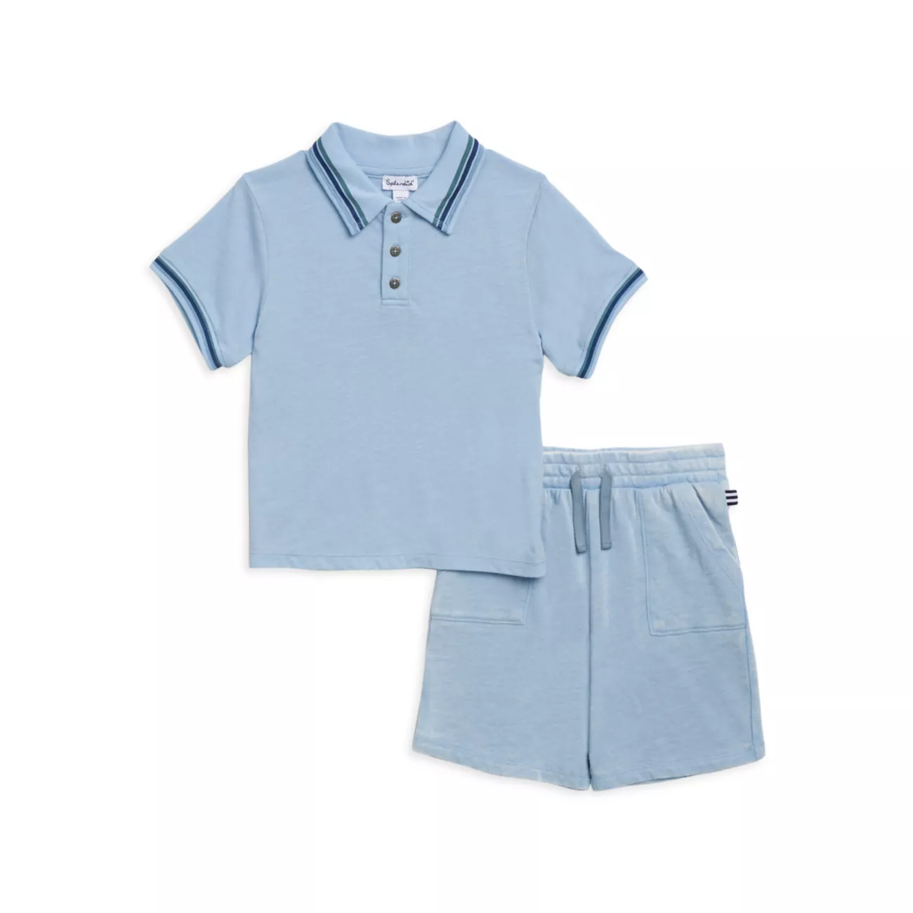 Baby Boy's &amp; Рубашка поло Huntington для маленьких мальчиков &amp; Комплект шорт Splendid