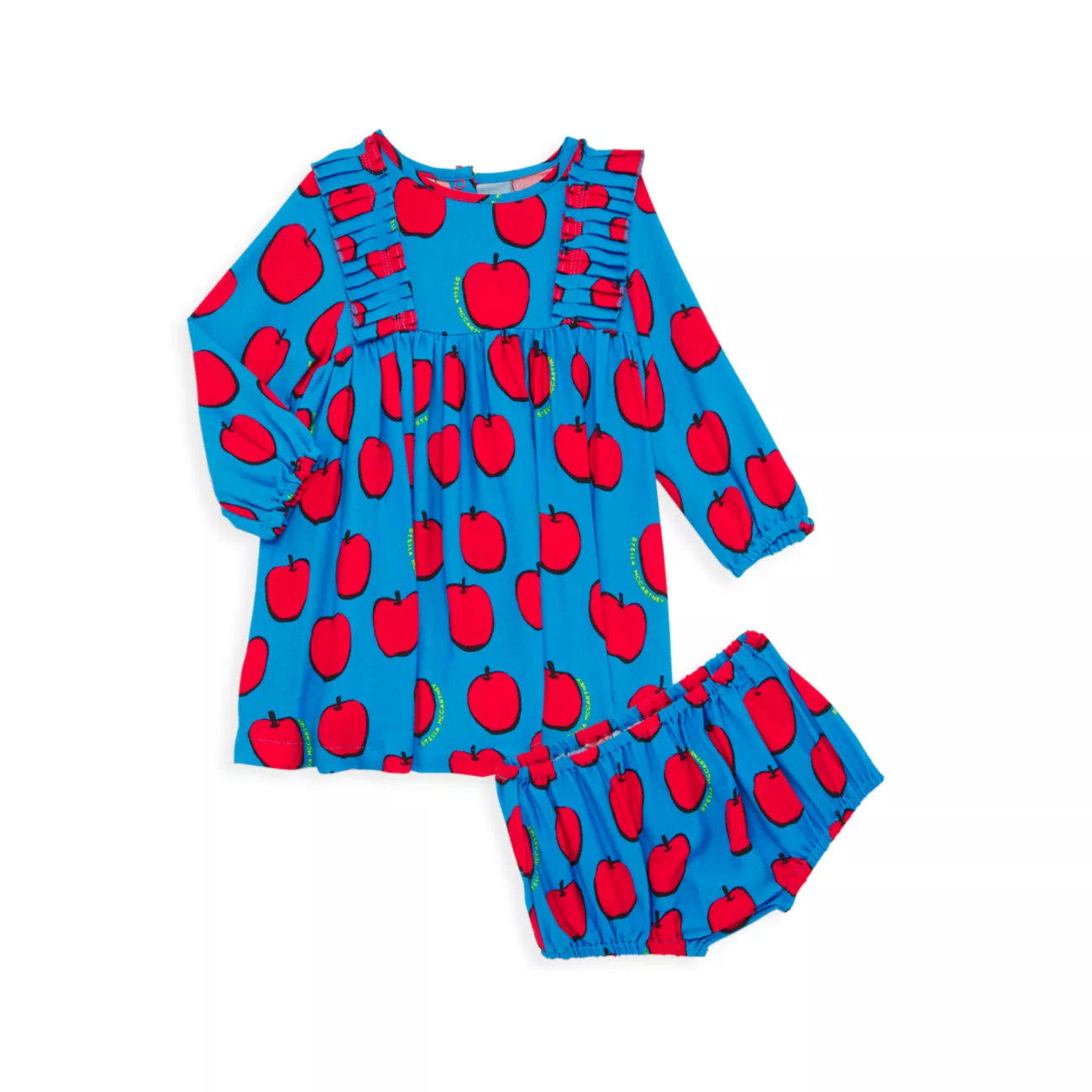 Яблочное платье для девочки &amp;amp; Блумер, комплект из 2 предметов Stella McCartney Kids