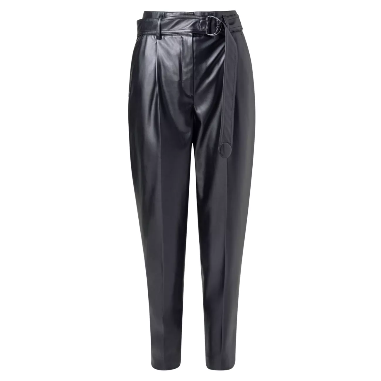 Fred Faux Leather Belted Pants Akris punto