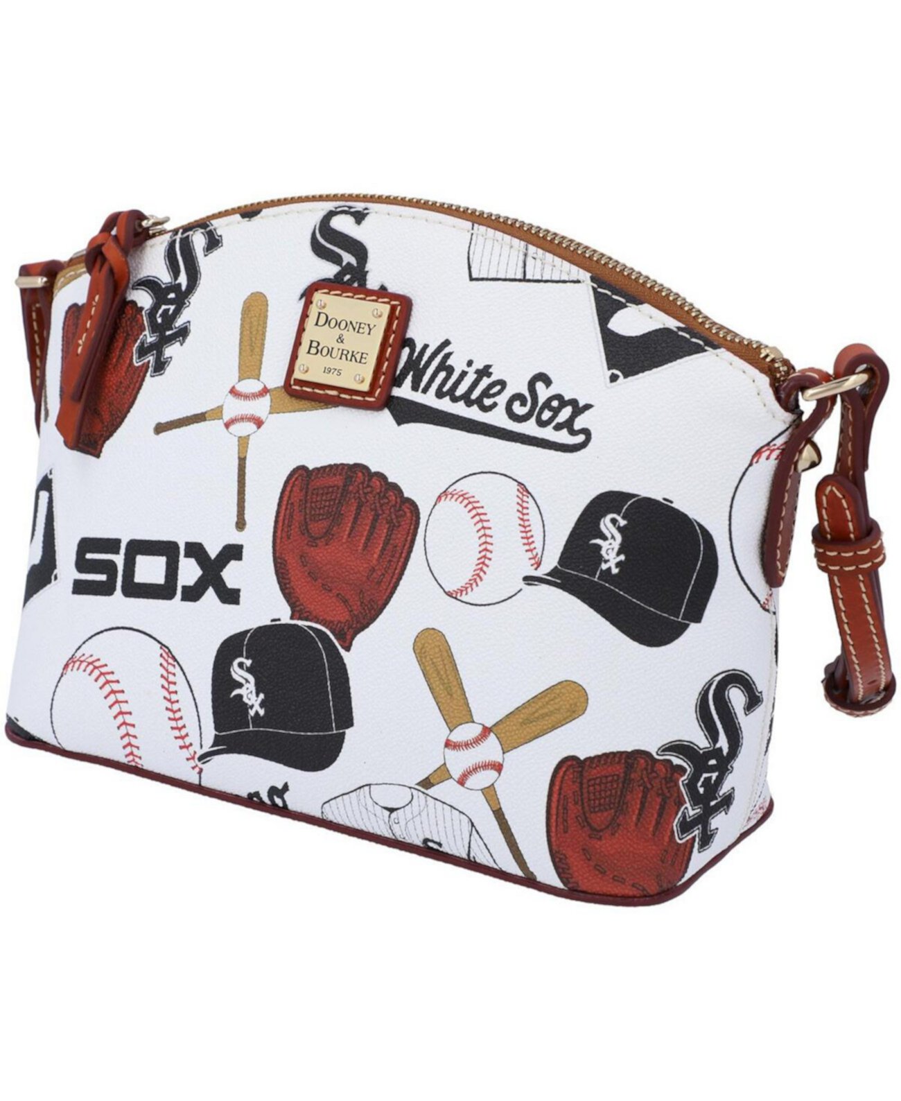 Женская сумка через плечо Chicago White Sox Gameday Suki со средним ремешком на запястье Dooney & Bourke
