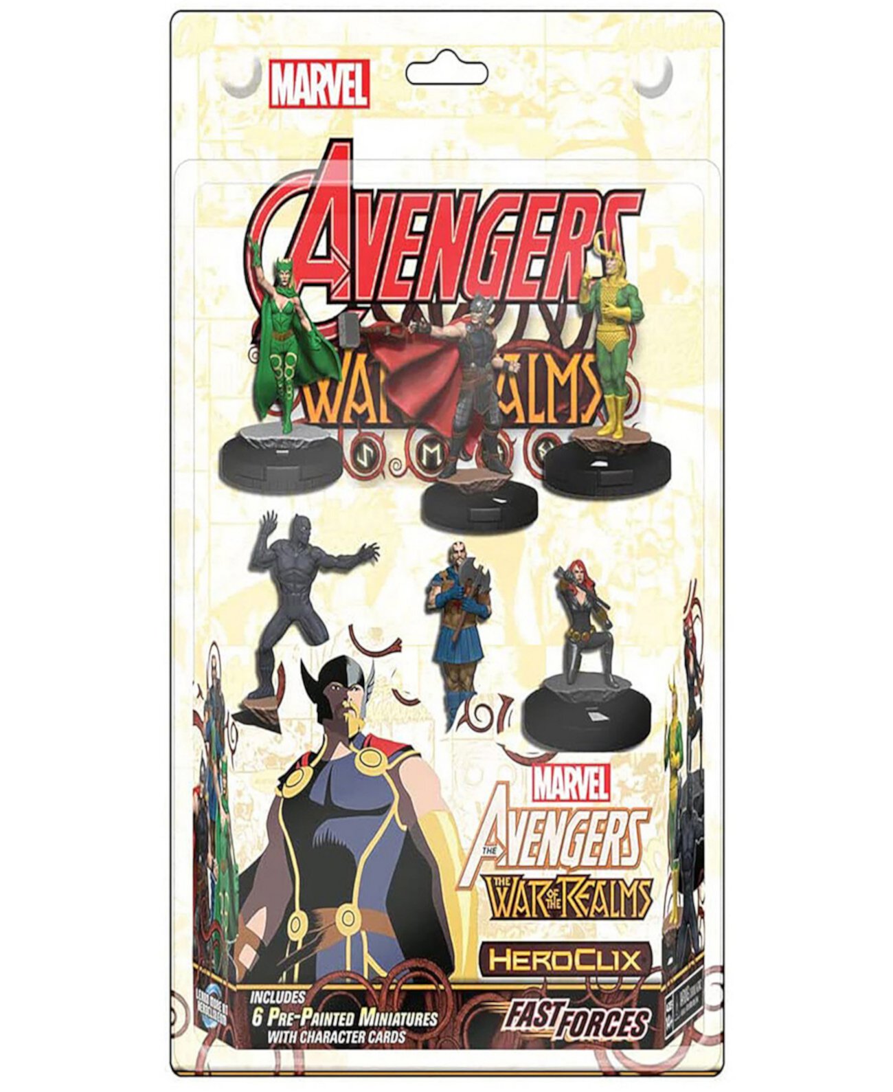 Ролевая игра Marvel HeroClix Avengers War of the Realms Fast Forces Miniatures WizKids Games