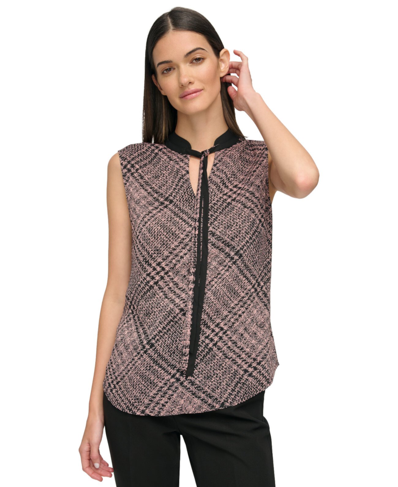 Женская блуза с контрастной завязкой на шее Tommy Hilfiger Tommy Hilfiger