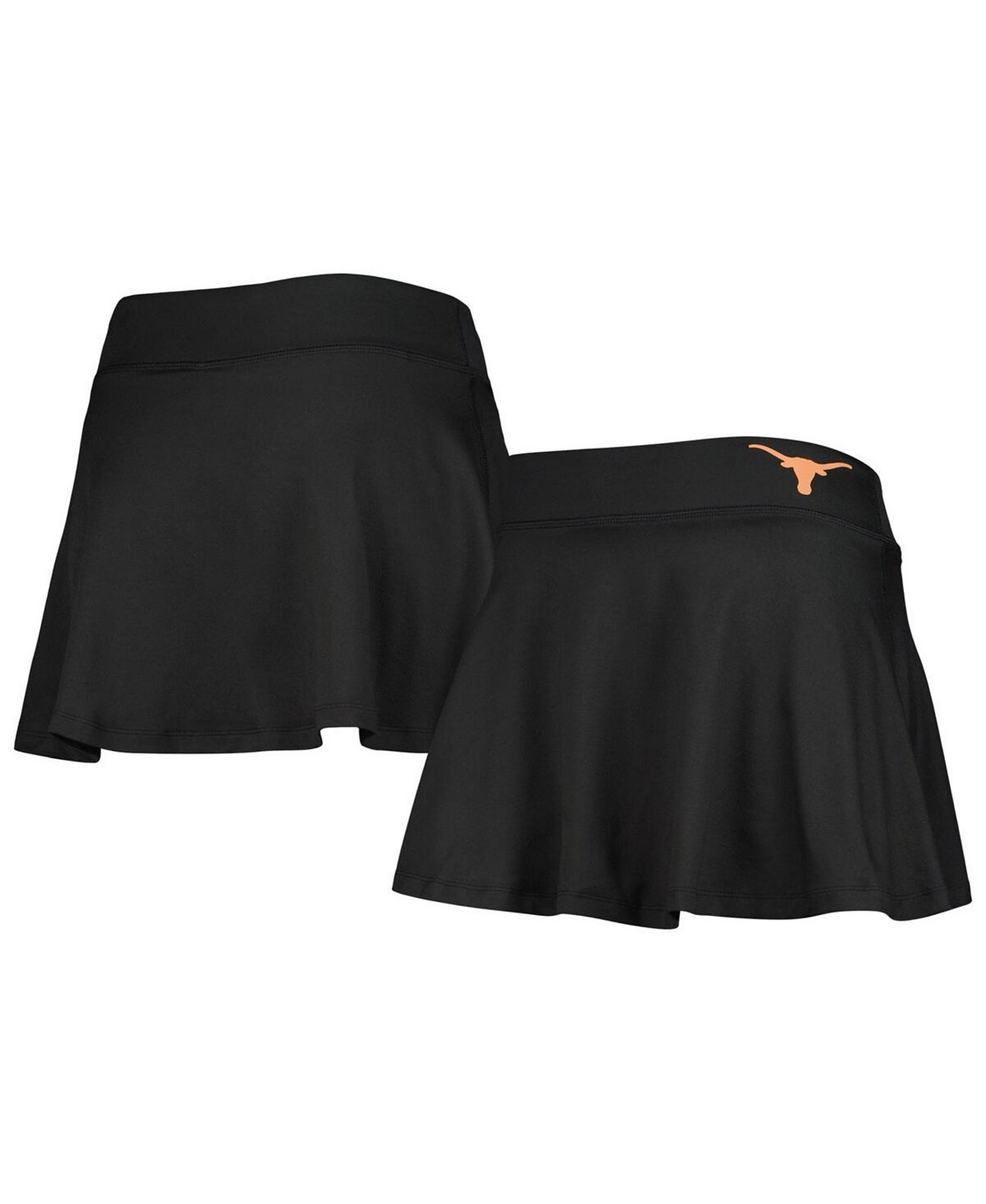 Женская черная струящаяся юбка Texas Longhorns ZooZatz