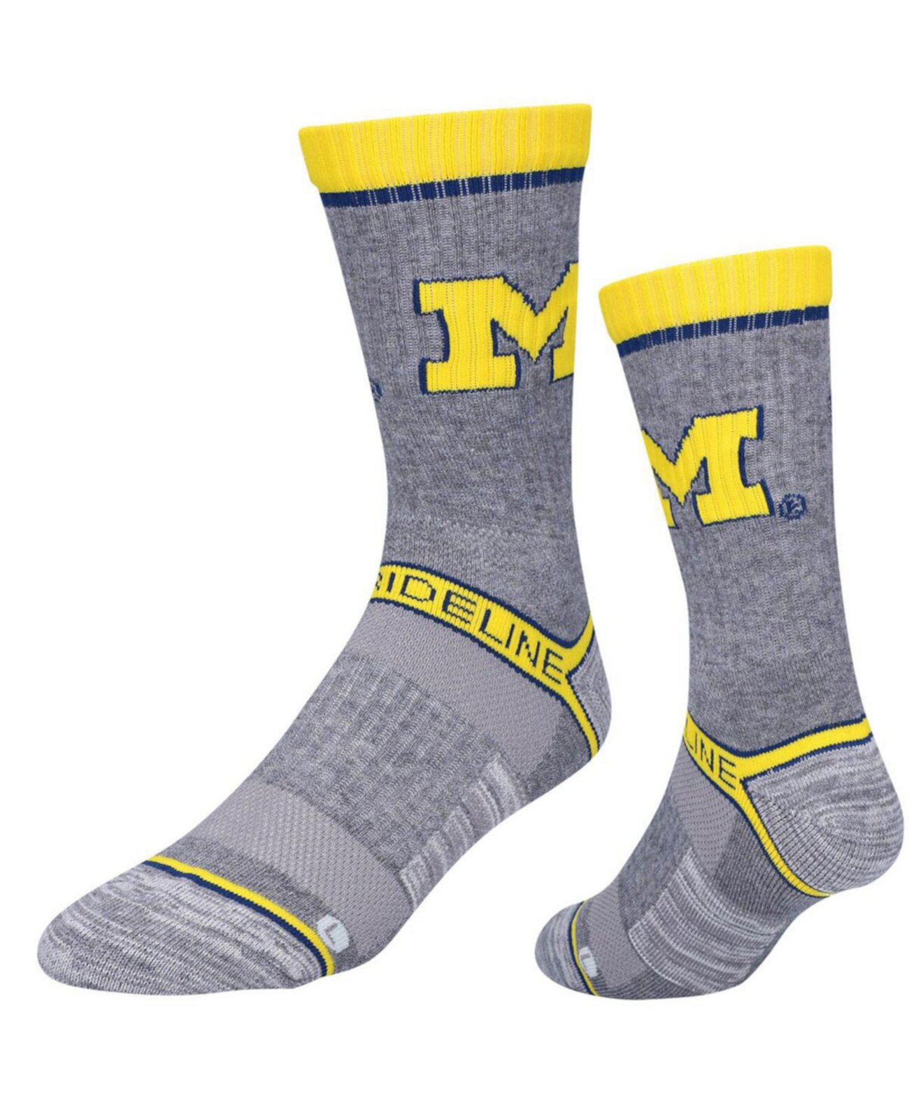 Мужские вязаные носки премиум-класса из шерсти Michigan Wolverines Strideline