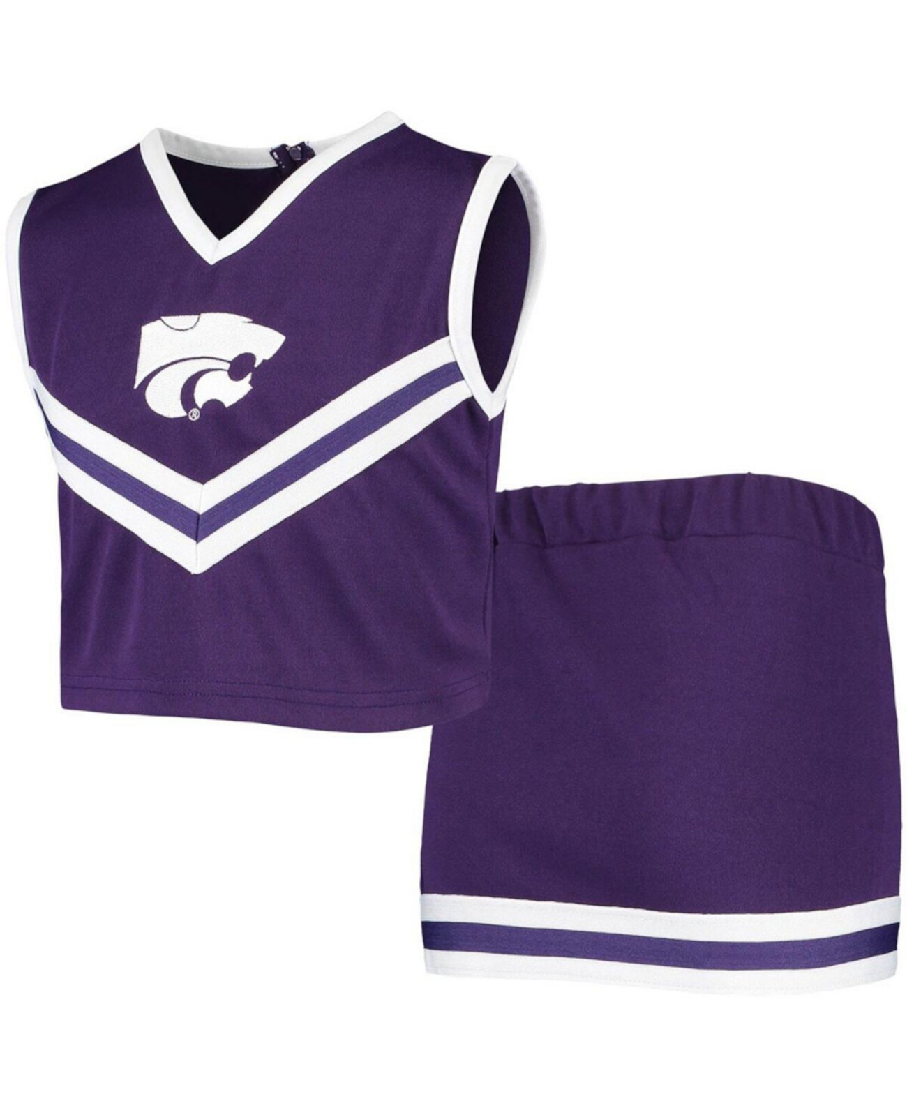 Фиолетовый двухпредметный комплект для девочек Kansas State Wildcats Little King Apparel