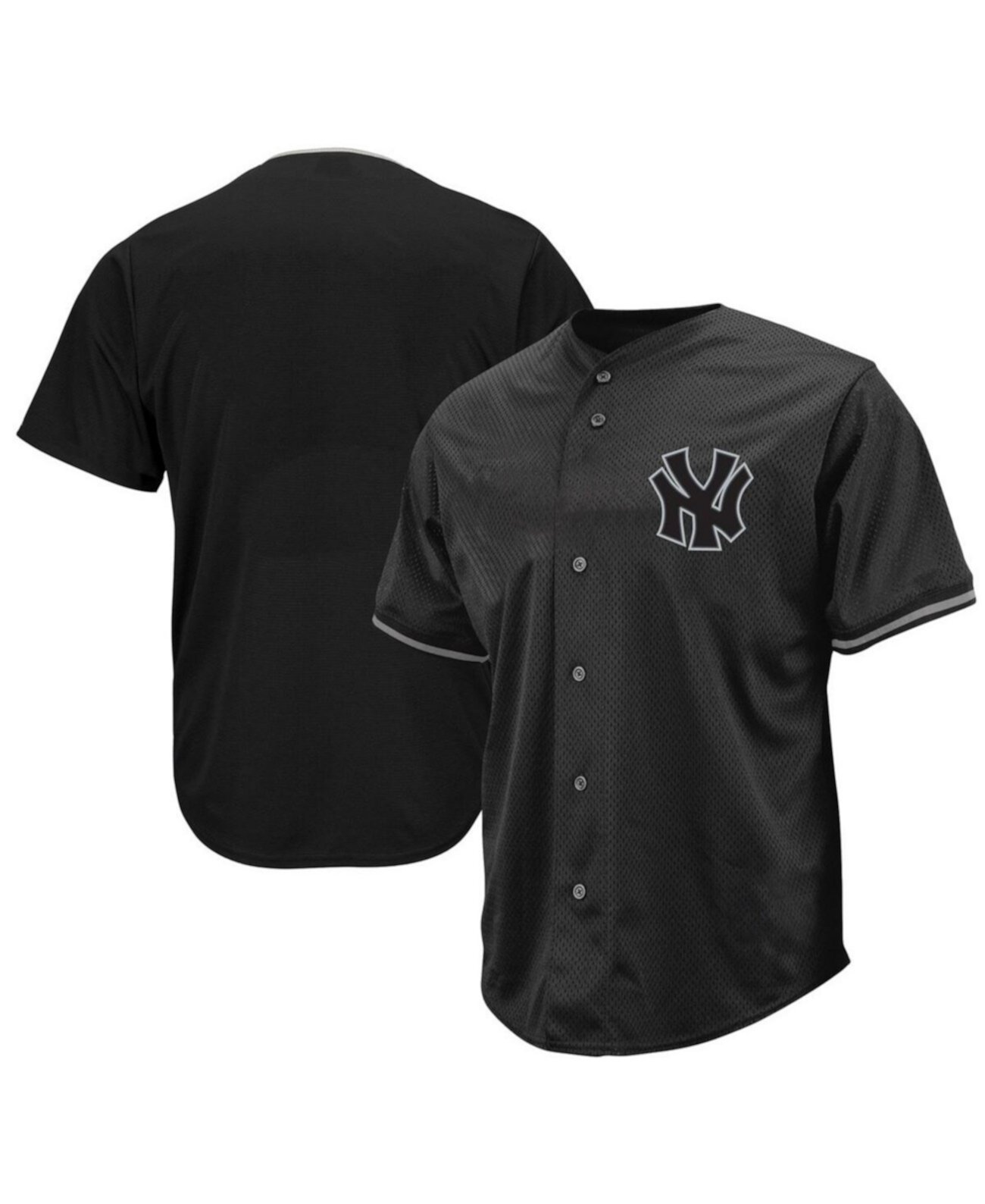 Мужское черно-серое джерси New York Yankees Big and Tall Pop Fashion Profile