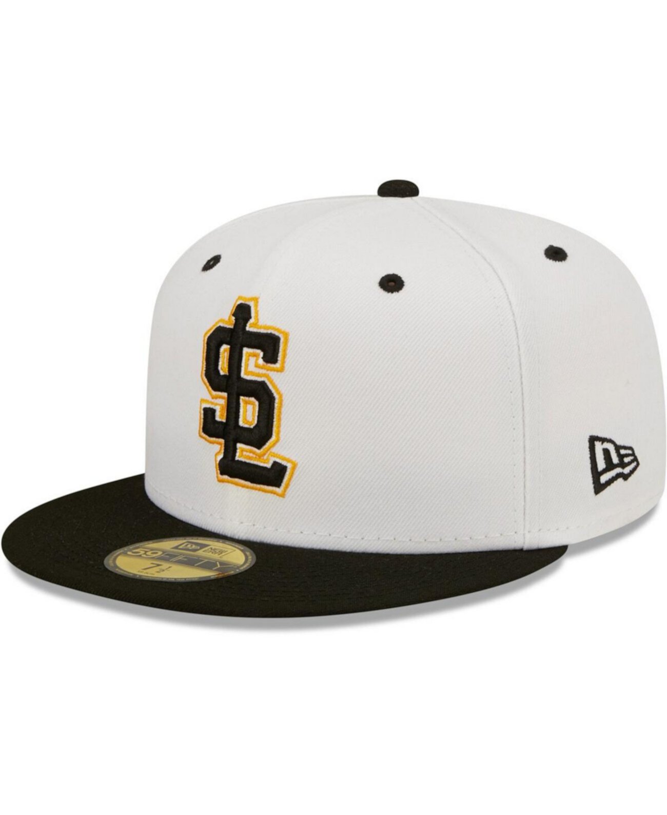 Мужская белая приталенная шляпа Salt Lake Bees Alternate Logo Authentic Collection 59FIFTY New Era