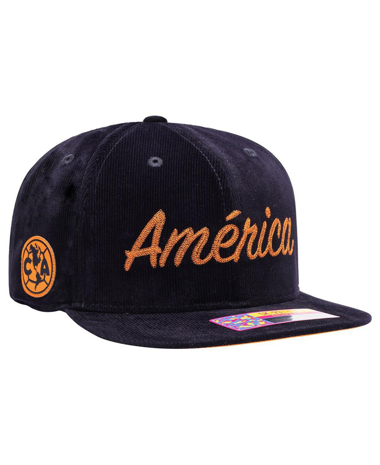 Мужская темно-синяя кепка Club America Plush Snapback Fan Ink